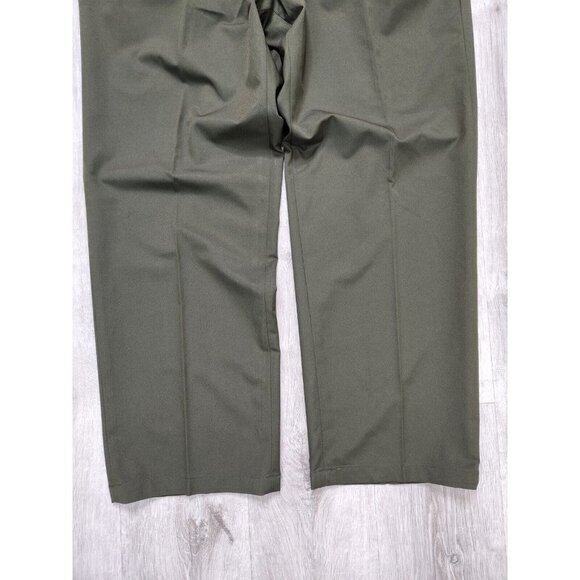 RLX Ralph Lauren Golf Stretch Pants 38x32‎ Mens Green Single Pleated Slacks - Picture 8 of 9